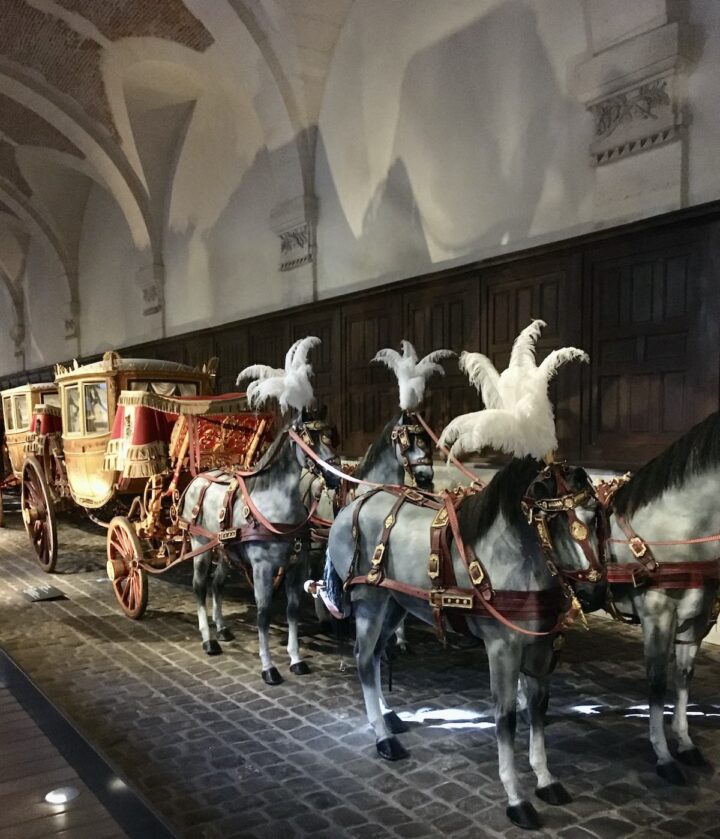 Outland Models Miniature Vieux Ouest Carrosse à cheval 2 chevaux Voiture de prison 1:64