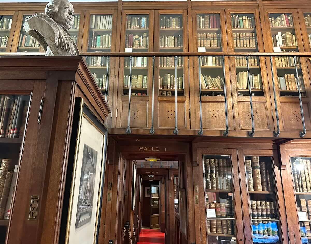 Visite de la Bliothèque Sainte-Geneviève à Paris